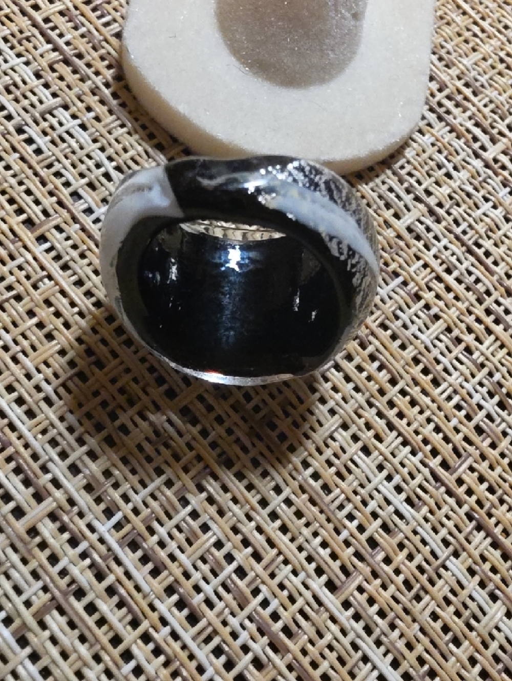 Multicolor Glass Dome Statement Ring - Women Jewelry - Picture 5 of 12